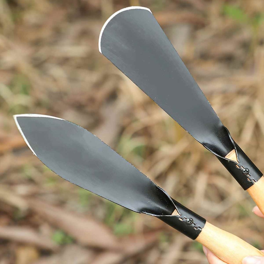 Xẻng Làm Vườn, Xẻng Đào Đất Trồng Cây Đầu Tròn, Xẻng Đầu Nhọn, Bộ Dụng Cụ Làm Vườn Xới Cỏ Nhỏ Gọn, Tiện Lợi - FE123
