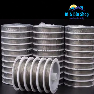 Dây Cước Lõi Thép (Thép bọc nhựa) Không Co Giãn Làm Dây Chuyền Vòng Tay, Trang Sức Handmade