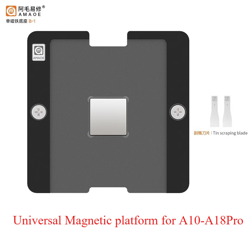 Amaoe A10 A11 A12 A13 A14 A15 A16 A17 A18Pro CPU BGA Reballing Stencil Cho iPhone Chip Sửa Chữa Tin Mẫu Bộ