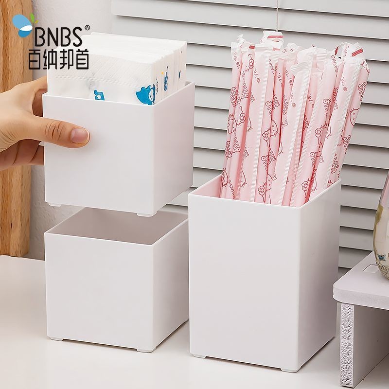 Hộp đựng cốc, thìa dùng một lần cho quán cà phê, hộp lưu trữ khăn ăn