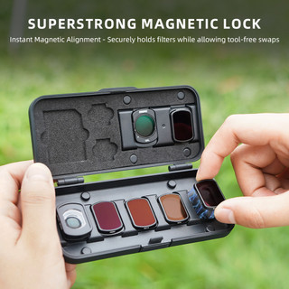 Dành Cho DJI OSMO POCKET 4 / 3 Bộ Lọc Hộp Bảo Quản TF / SD Hộp Thẻ Góc Rộng Macro Ống Kính Bảo Quản Phụ Kiện Máy Ảnh