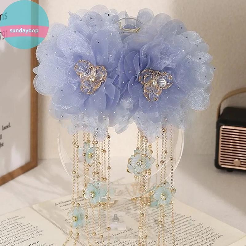 Sund Hoa Sen Thanh Lịch Kim Sa Lấp Lánh Vuốt Tóc Cho Nữ Cô Gái Ngọt Ngào Thời Trang Kẹp Phụ Kiện Tóc Quà Tặng VN