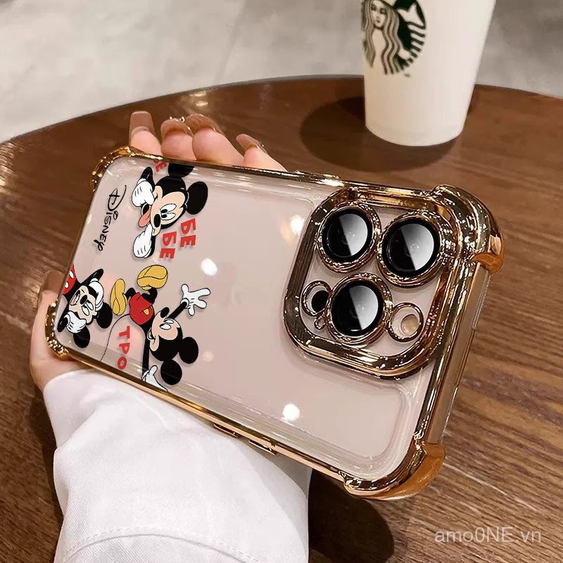 Ốp Lưng Chuột Mickey 3 in1 Cho Honor 400 Lite 400 PRO 100 PRO 200 300 PRO 300U Vỏ Điện Thoại Mềm Chống Rơi Vỏ Bảo Vệ Dễ Thương
