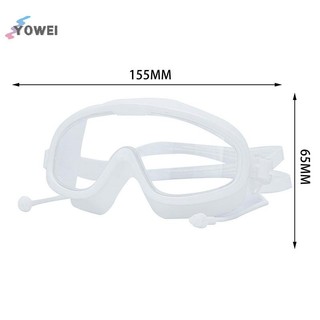 YOWEI 2025 Kính Bơi Khung Lớn Cho Người Lớn và Trẻ Em - Antifog Chất Lượng Cao, Chống Thấm Nước HD - Thiết Bị Bơi VN