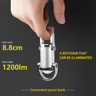 Đèn pin móc khóa có thể sạc lại Công cụ EDC bỏ túi đèn đa chức năng cho các hoạt động ngoài trời