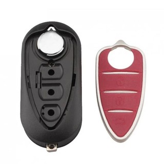 LOOKSHOW Xe Điều Khiển Từ Xa Chìa Khóa Giá Đỡ Chìa Khóa Nhà Ở 3 Nút Phù Hợp Cho Alfa Romeo Mito / Giulietta 159 GTA Phụ Kiện Xe Hơi H3P8