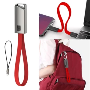 BTM Nhẹ Móc Khóa USB Sang Loại C Cáp 2 4A Sạc Nhanh 480Mbps Dây Đồng Bộ