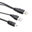 Cáp chia Y truyền dữ liệu tốc độ cao BTM Mini B sang USB A cho ổ đĩa ngoài
