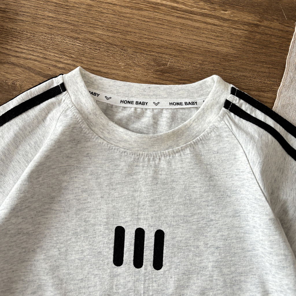 Trẻ Em Mùa Hè Ngắn Tay Phù Hợp Với Áo Thun Hai Mảnh Cotton Nguyên Chất Phiên Bản Hàn Quốc Vừa Lớn Trẻ Em Phù Hợp Với Tất Cả Trận Đấu Khâu Bé Trai Bé Gái Phù Hợp Với Kích Thước 8O-170 POYW