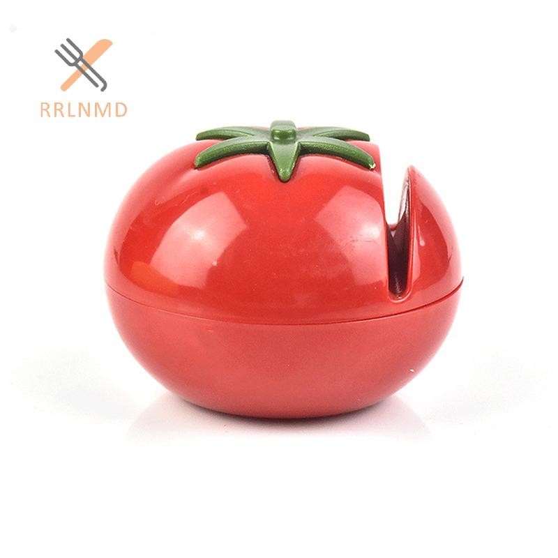 RRLNMD 1 cái, Máy mài dao, Dụng cụ mài dao, Đá mài hình cà chua sáng tạo Mini dễ thương, Máy mài dao, Tiện ích nhà bếp MỚI