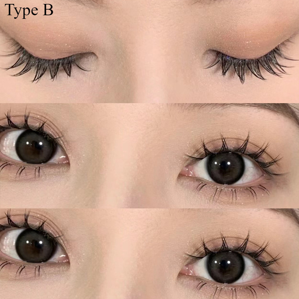 Manga Tự Nhiên Full Strip Lash - Lông Mi Giả Dài Lông Tơ 3D Có Dây Đen - Dành Cho Mèo Khói Trang Điểm Mắt Nhìn