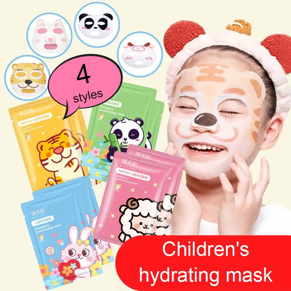 Mặt nạ hoạt hình trẻ em Dưỡng ẩm sâu Chăm sóc dưỡng ẩm Nuôi dưỡng da Mặt không gây kích ứng C2n7