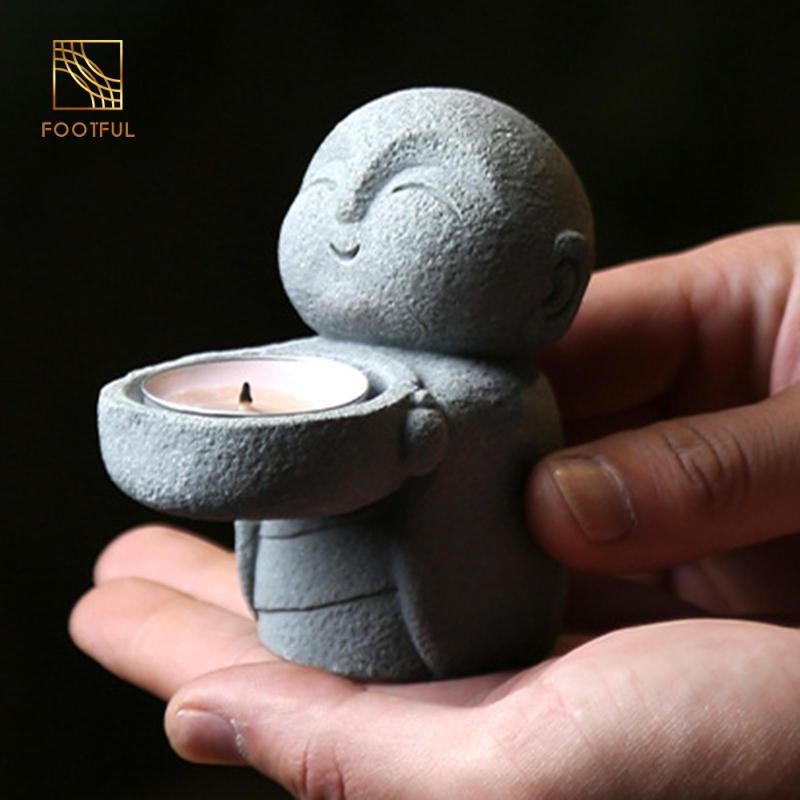 Tượng Phật, Chân nến Tealight Candleholder Candelabrum Tượng nhựa cho