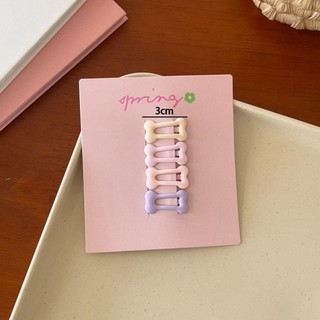 METALWRK 4 Cái / bộ Kẹp Tóc, Kẹp Tóc Nhiều Màu Sắc Dễ Thương, Mũ Hình Học Ngọt Barrettes Phụ Kiện Tóc
