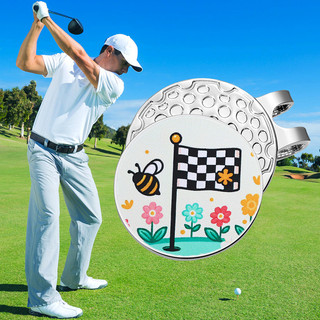 Hoa Dễ Thương Ong Cờ Men Mũ Golf Kẹp Sáng Tạo Ngộ nghĩnh Kim Loại Mũ Bóng Chày Pin Quà Tặng Cho Bạn Bè