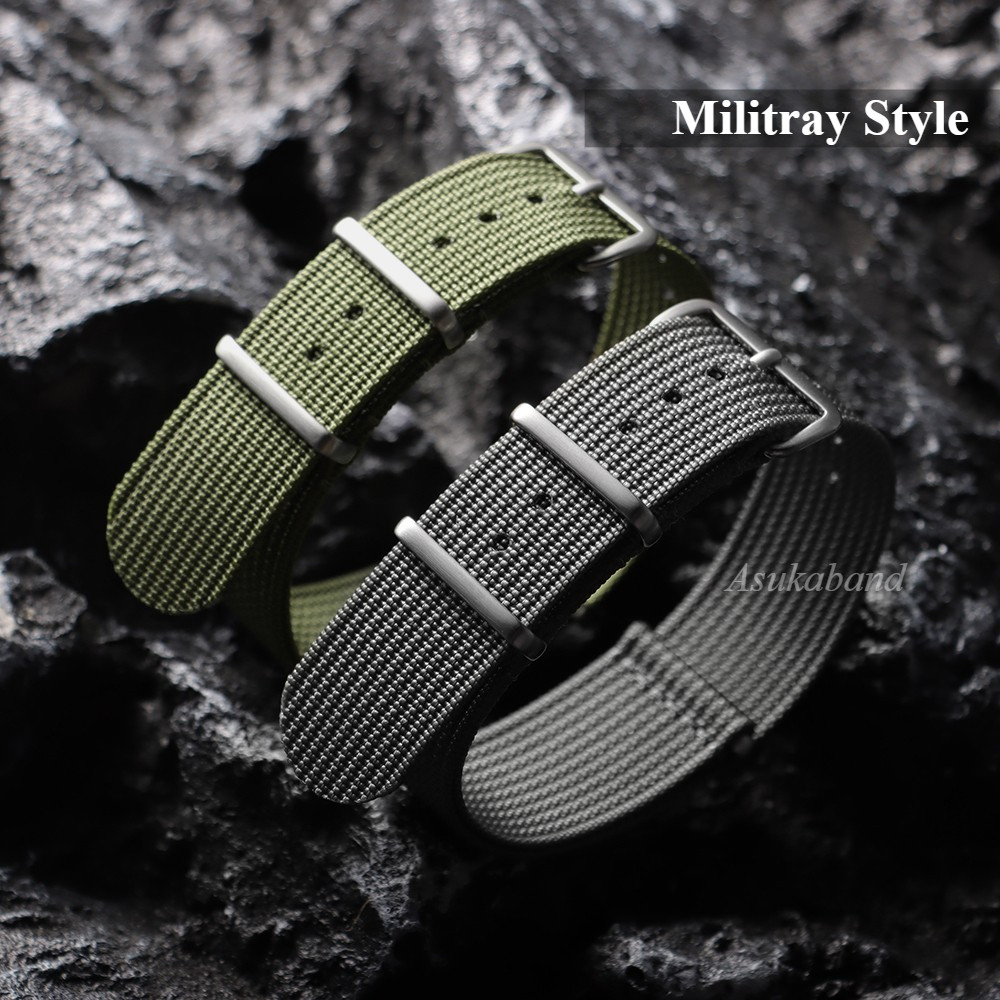 Militray Phong Cách NATO Nylon Dây Đeo Đồng Hồ Nhiều Màu Sắc Vải Dây Đeo Đồng Hồ Planet Series Dây Đeo Tay Thay Thế Nữ Đồng Hồ Phụ Kiện