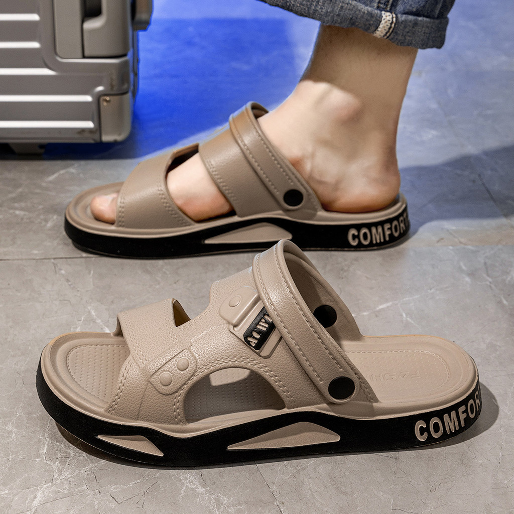 🔥Còn hàng🔥Dép sandal nam,Đế mềm nhẹ chống trượt dép ngoài trời 3 màu có sẵn(size38-45)
