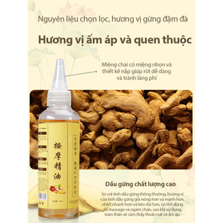Tinh Dầu Gừng Cũ Dầu Gua Sha Truyền Thống, Thích Hợp Cho Massage SPA Gua Sha