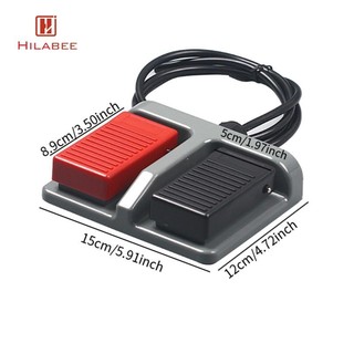 Công tắc bàn đạp đôi tức thì Footswitch 3A / 220VAC Tiện lợi khi sử dụng Tự đặt lại