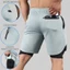 Quần short tập thể dục khô nhanh cho nam