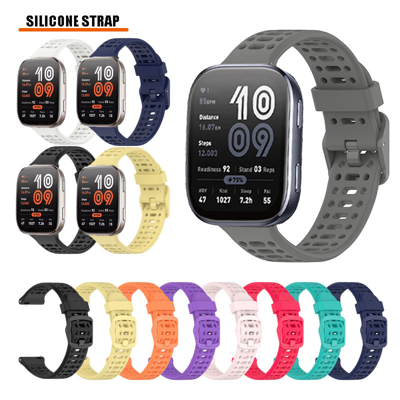 Kwmobile 2x Cinturino In TPU Silicone Per Amazfit Bip 6 / Bip 5 Unity/Bip 5 / GTS 3 - Regolabile 14-22 Cm (Nero)