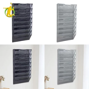 Hộp đựng hồ sơ treo tường Hộp giấy Giá treo tường Tiết kiệm không gian đa năng Kệ lưu trữ sắp xếp cho tài liệu Giấy tờ thư tại nhà