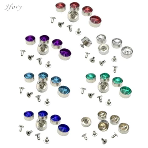 5 Bộ đinh tán kim cương giả - Đinh tán rỗng - 12mm - Đinh tán trang trí - Đinh tán da -
