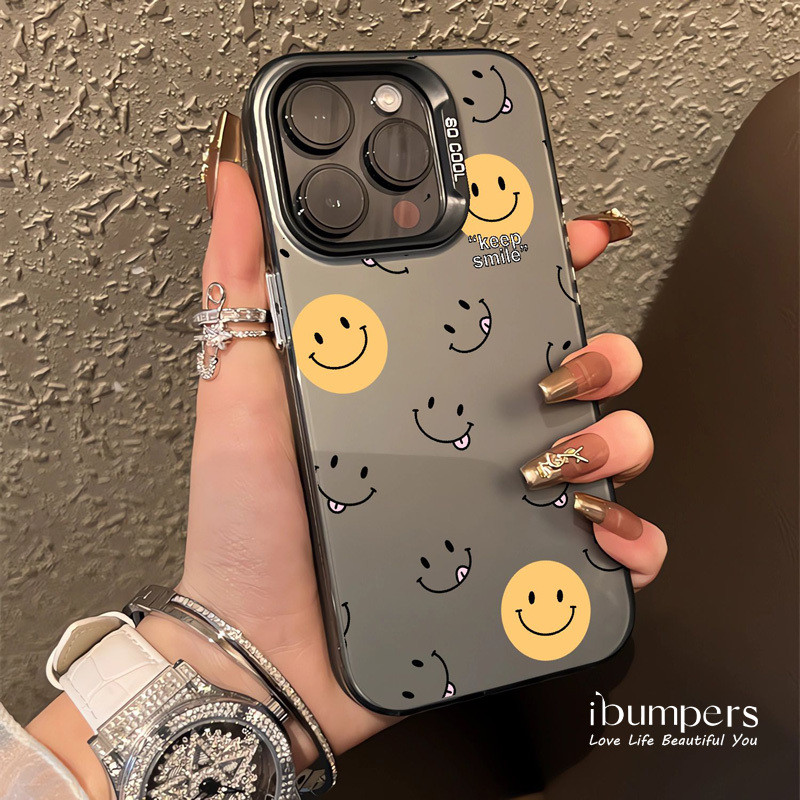 Ibumpers Ốp điện thoại họa tiết Drew hợp thời trang mát mẻ cho Iphone 16 15 14 13 12 11 Pro Max IMD Ốp lưng chống sốc cao cấp cứng