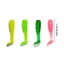 Treeling 50 Chiếc Mái Chèo Đuôi Swimbaits 1 5cm Mồi Câu Cá Nhân Tạo Mồi Bơi Cho Nước Mặn Mềm Mồi Câu Cá