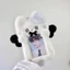 ORDOBOX Photocard, Hộp đựng thẻ ảnh gấu / thỏ / gà con sang trọng, Chất lượng cao Phim hoạt hình dễ thương Thẻ đa chức năng Tay áo văn phòng trường học