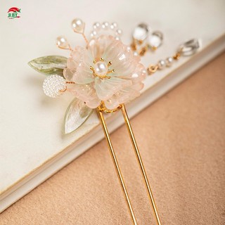 Đũa Tóc Hình Chữ U Có Hoa Tay Nghề Tinh Tế Dài Thẳng Tóc Cho Tóc DIY Phụ Kiện Tạo Kiểu Tóc