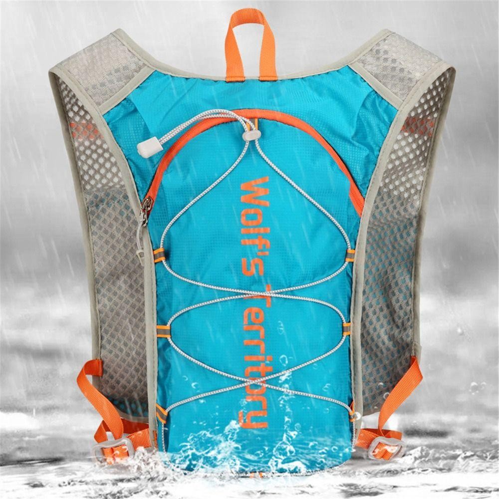 Ba lô dưỡng ẩm WOAY Marathon, Túi chạy siêu nhẹ bằng vải, Áo vest nước 5L thoáng khí phản quang Hydrat hóa Vest Chạy bộ