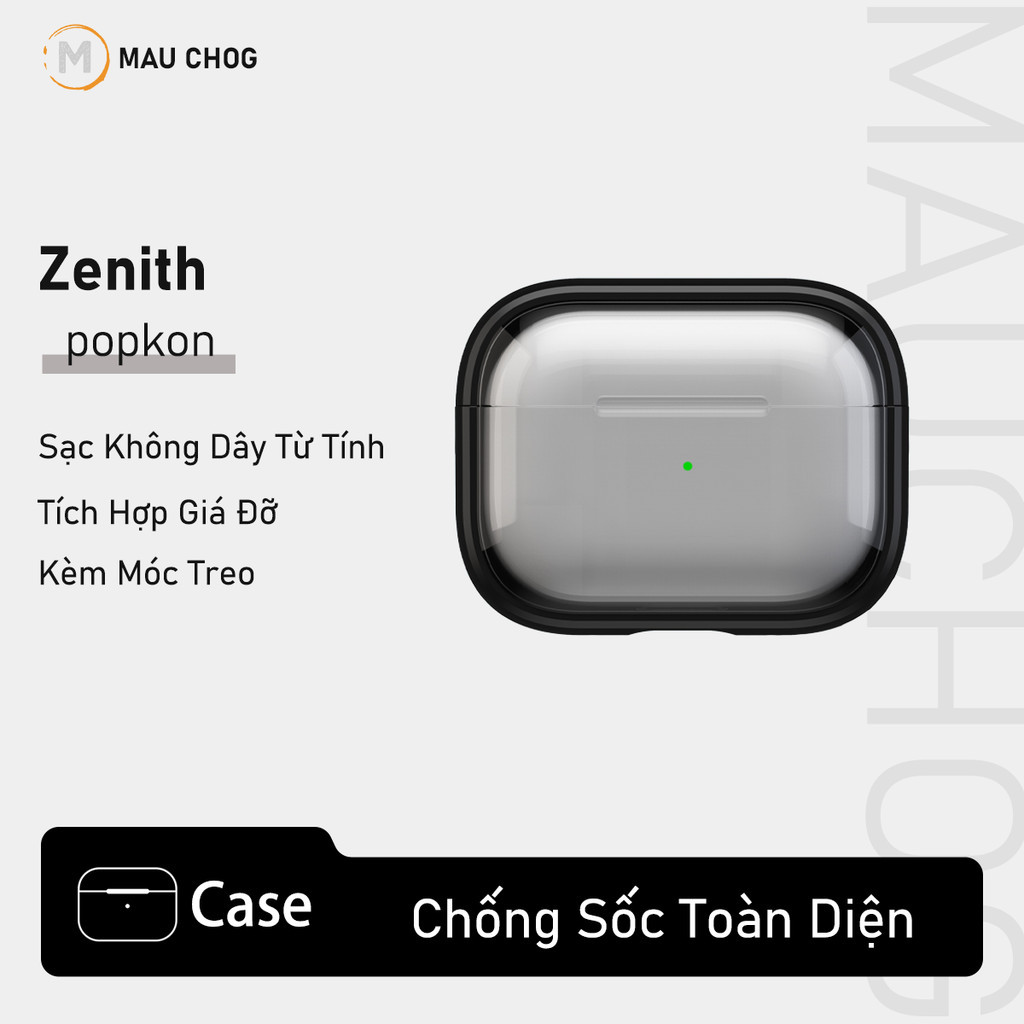 Ốp Trong Suốt Có Khóa Cài Chắc Chắn Kèm Móc Treo Cho Airpods Pro 3 2 Airpods 4