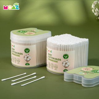 Tăm Bông Vệ Sinh Trẻ Em Moaz Eco Hộp 200 Que Và 480 Que