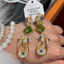 Handmade Zircon Sang Trọng Thanh Lịch Tinh Tế Bông Tai Nữ Bán Buôn Độc Đáo