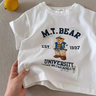 Trẻ Em Quần Áo Trẻ Em Bé Trai Bé Gái Tay Ngắn Trẻ Em Thời Trang Áo Thun Cotton Phù Hợp Cho Bé Hoạt Hình Áo