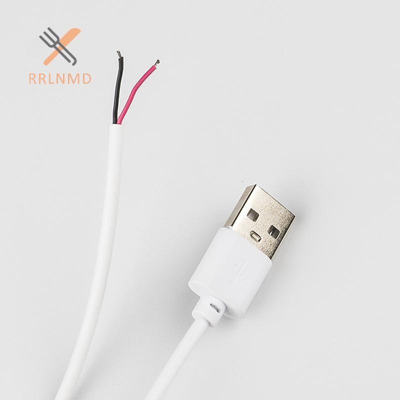 Dây cấp nguồn công tắc RRLNMD 5V 1M / 1.5M USB Nam sang 2 lõi Cáp kết nối 501 Nút BẬT TẮT 2A cho dải đèn LED Bóng đèn MỚI