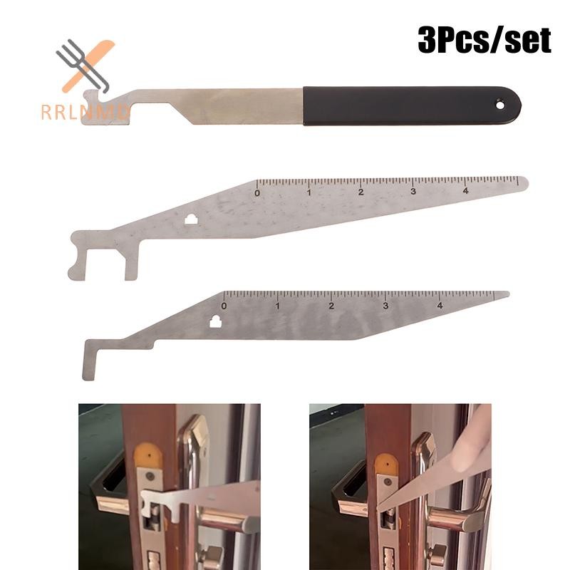 RRLNMD 3 Cái Dụng Cụ Chống Lửa Thép Không Gỉ Multitool Pry Bar Giải Quyết Với Tay Cầm Chống Trơn Trượt Dụng Cụ Mở Di Động Dụng Cụ MỚI