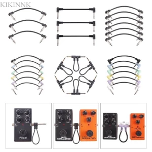 KIKIN 3 6 Chiếc Đàn Guitar Điện Hiệu Ứng Bàn Đạp Miếng Dán Dây Cáp Độ Ồn Thấp Bảo Vệ Cáp