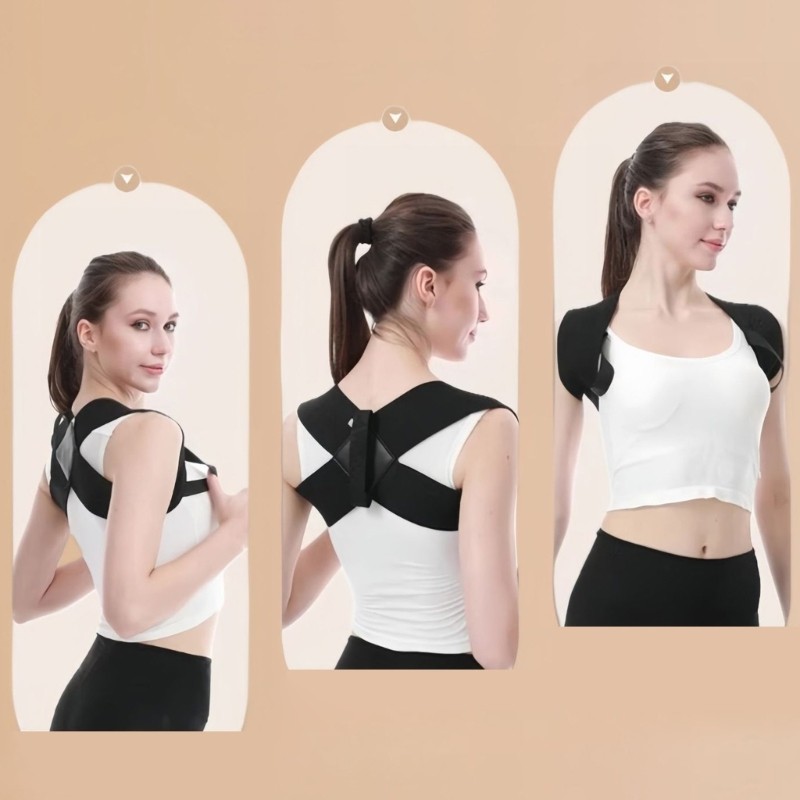 Cinnan Unisex Tư Thế Tập Dây Đeo Vai Có Thể Điều Chỉnh Giảm Đau Cổ