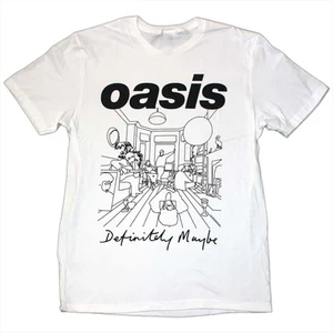 Áo Thun Tay Ngắn Châu Âu Mỹ Oasis Phong Cách Ban Nhạc Rock Retro Chất Liệu Cotton Lỏng Lẻo