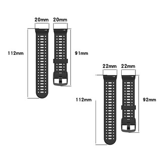 Dây đeo chống nước thể thao 20mm 22mm cho vòng đeo tay silicon COROS PACE 4 3 2 / APEX 2 Pro 3 42mm 46mm