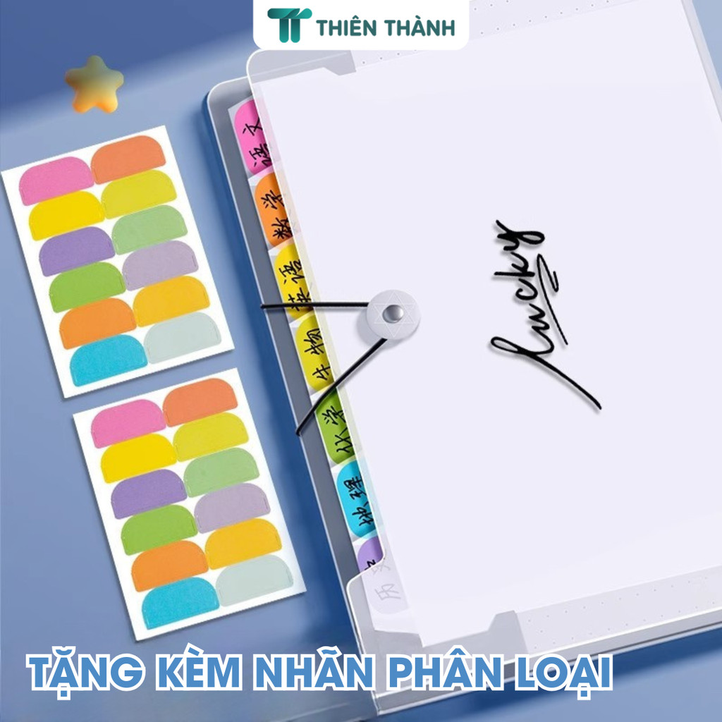 Túi Đựng Tài Liệu A4 Nhiều Ngăn – Cặp Kẹp Giấy Tờ, Bài Kiểm Tra Cho Học Sinh, Sắp Xếp Hồ Sơ Gọn Gàng