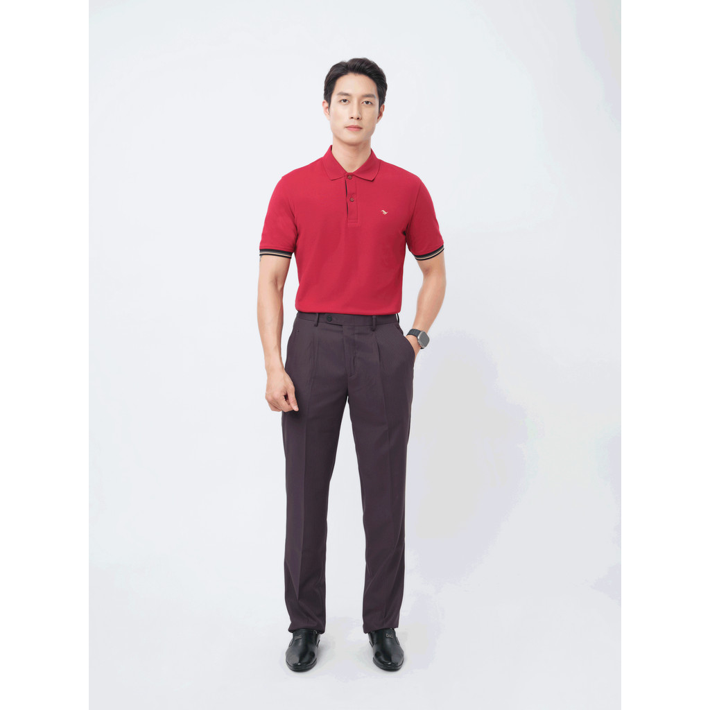 Quần Tây 1Ply VIETTIEN vải Poly phom REGULAR VT00000346