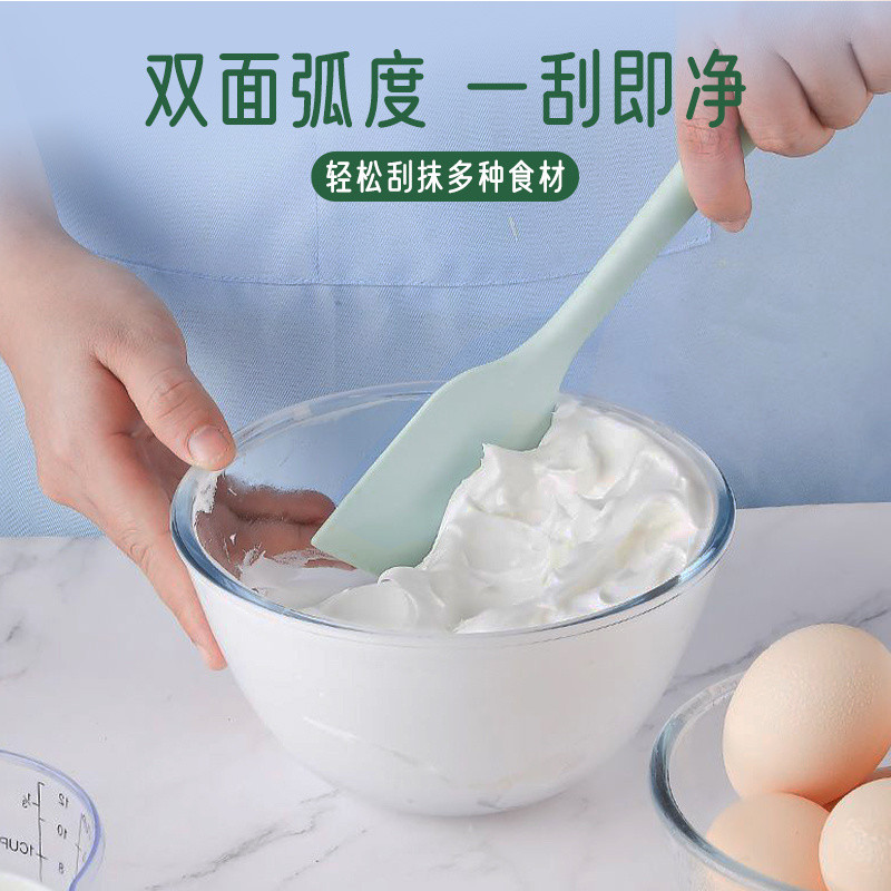 ✨✨Thìa Silicon Nướng Bếp Gia Đình Chịu Nhiệt Độ Cao Tích Hợp Kem Bánh Thìa Dụng Cụ Bàn Chải Dầu Bộ 25.5.20