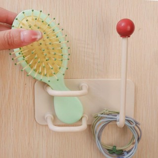 Giá lưu trữ máy sấy tóc LEAFYHOME, Móc băng đô treo tường đa chức năng chống nước, Giá đỡ máy sấy tóc không đục lỗ tự dính bền bỉ cho trang sức