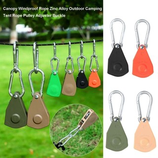 Ròng rọc dây lều cắm trại ngoài trời OIWLSAX321, 10 kiểu 31 * 49mm / 37 * 70mm Khóa điều chỉnh dây chống gió, Giá đỡ lều bằng hợp kim kẽm Bộ căng ròng rọc nâng