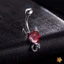 Nhẫn Rốn Inox Cho Nữ Flash Kim Cương Giả Bikini Bụng Nút Móng Tay Trang Trí Cơ Thể Piercings Trang Sức Mới