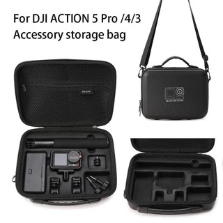 JKDESIGN Mang theo, Túi bảo vệ vai di động, Hộp đựng túi xách chống nước cứng cho DJI Osmo Action 5 Action 4 3 Phụ kiện máy ảnh hành động