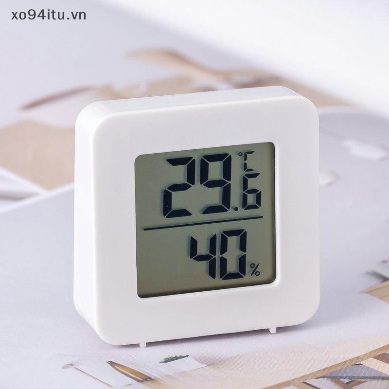 XOITU Nhiệt kế điện tử kỹ thuật số Máy đo độ ẩm trong nhà Máy đo nhiệt độ phòng khô ướt cho bé Máy đo nhiệt độ phòng VN